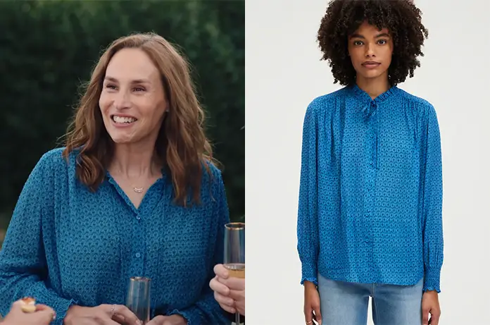 ICI TOUT COMMENCE : le chemisier bleu de Rose dans l’épisode 1296