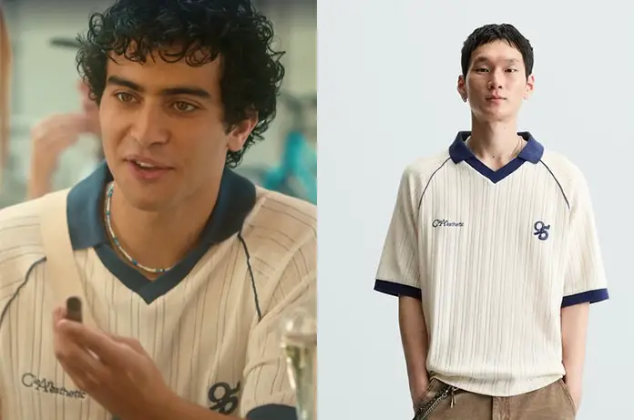 TOUT POUR LUMIÈRE polo brodé Sacha dans l’épisode