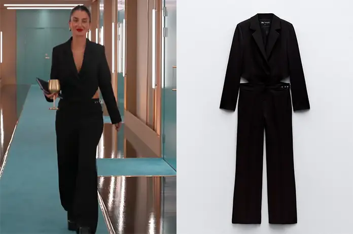 POUR MEILLEUR L’AVEUGLE combi blazer Sarah dans épisodes