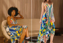 TOUT POUR LA LUMIÈRE : la robe avec un imprimé de citrons de Sultana dans l’épisode 82