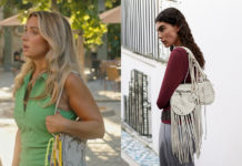 TOUT POUR LA LUMIÈRE : le sac à franges de Tess dans l’épisode 78