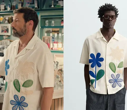 PLUS BELLE LA VIE ENCORE PLUS BELLE : la chemise à grosses fleurs de Thomas dans l’épisode 439