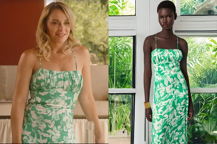 TOUT POUR LUMIÈRE robe verte Victoria dans l’épisode