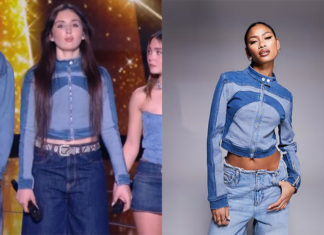 STAR ACADEMY : la veste en denim bleu d’Ambre lors du prime du 7 novembre