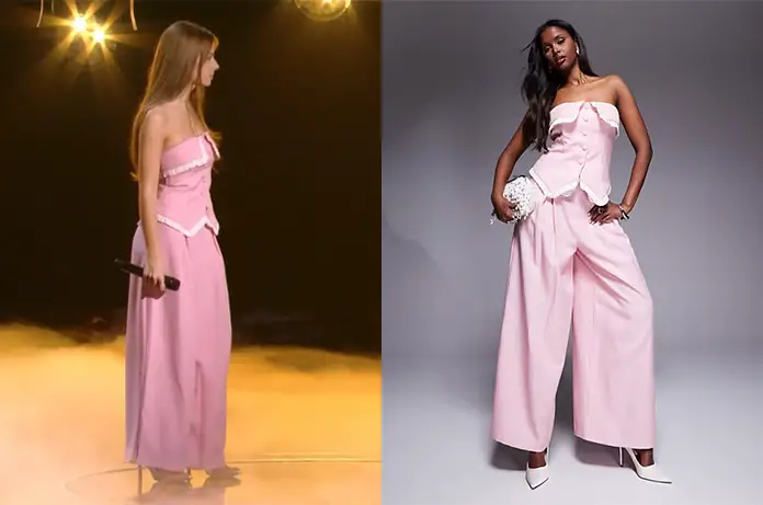 STAR ACADEMY l’ensemble rose d’Anouk lors prime novembre