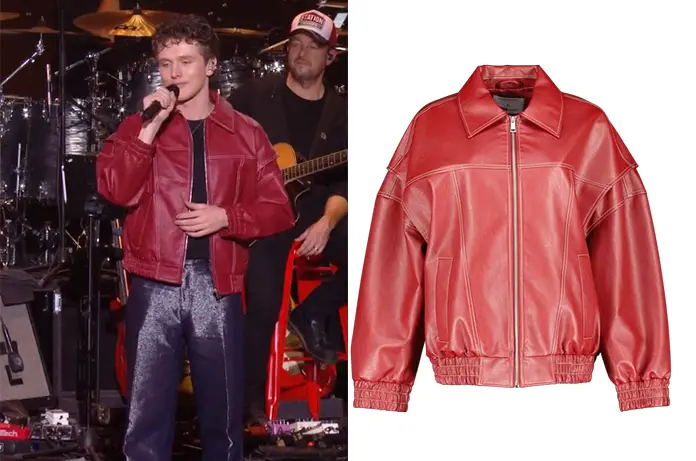STAR ACADEMY blouson rouge Bastiaan prime novembre