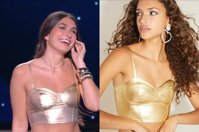 STAR ACADEMY : le bustier doré d’Ema lors du prime du 7 novembre