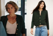 ICI TOUT COMMENCE : le cardigan vert de Jeanne dans l’épisode 1299