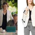 ICI TOUT COMMENCE : le blazer écru de Jeanne dans l’épisode 1308