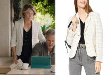 ICI TOUT COMMENCE : le blazer écru de Jeanne dans l’épisode 1308