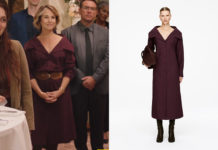 ICI TOUT COMMENCE : la robe rouge foncé de Jeanne dans l’épisode 1311