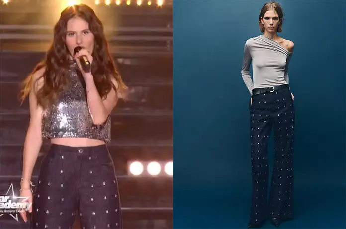 STAR ACADEMY pantalon strass Jeanne prime novembre