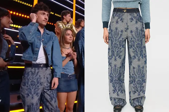 STAR ACADEMY pantalon bleu lors prime novembre