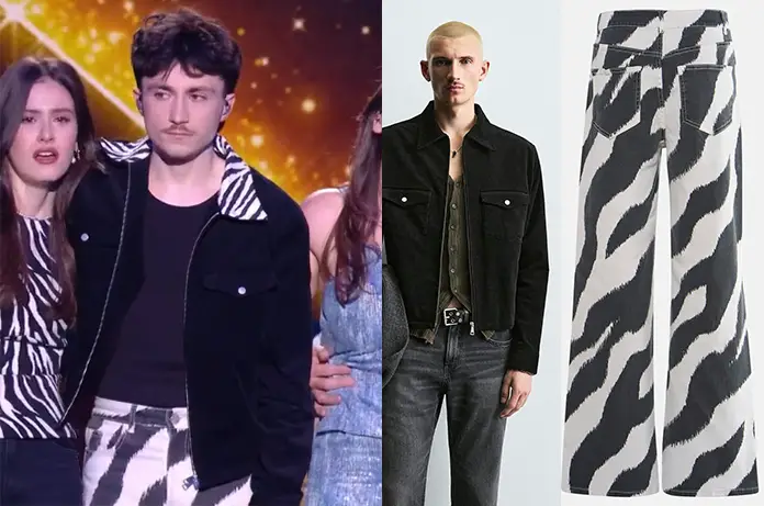 STAR ACADEMY look zébré lors prime novembre