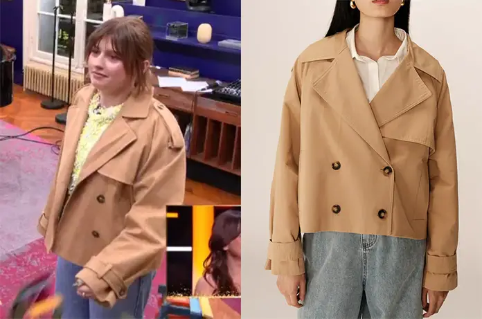 STAR ACADEMY trench Marine dans prime novembre