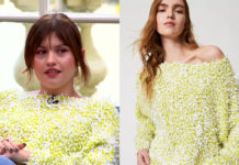 STAR ACADEMY : le pull jaune et blanc de Marine vu dans le prime du 14 novembre