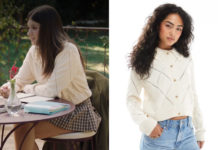 ICI TOUT COMMENCE : le cardigan de Ninon dans l’épisode 1313