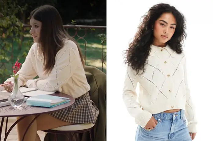 TOUT COMMENCE cardigan Ninon dans l’épisode 1313