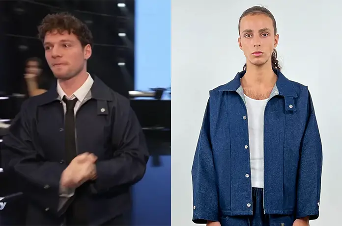 STAR ACADEMY surchemise bleue Théo pour concert d’Héléna