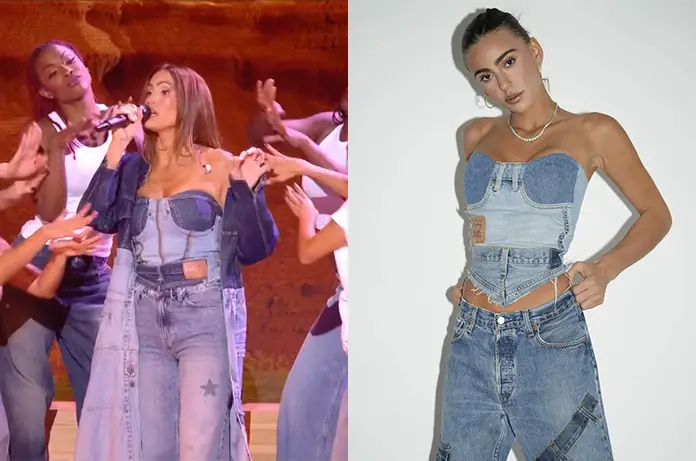 STAR ACADEMY Vitaa denim recyclé prime novembre