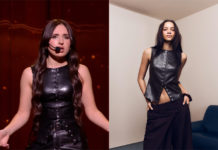 STAR ACADEMY : le top en simili cuir clouté d’Ambre sur le prime du 27 décembre