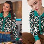 ICI TOUT COMMENCE : le pull à motifs géométriques d’Anaïs dans l’épisode 1322