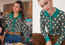 ICI TOUT COMMENCE : le pull à motifs géométriques d’Anaïs dans l’épisode 1322