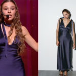 STAR ACADEMY : la longue robe bleu marine d’Anouk sur le prime du 27 décembre