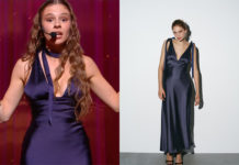 STAR ACADEMY : la longue robe bleu marine d’Anouk sur le prime du 27 décembre