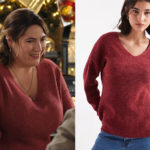 DEMAIN NOUS APPARTIENT : le pull rouge chiné d’Audrey dans l’épisode 2096