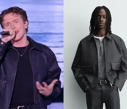 STAR ACADEMY : le blouson clouté de Bastiaan lors du prime du 13 décembre