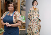 EMILY IN PARIS : Madame Bernard’s dress in SE05