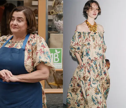 EMILY IN PARIS : Madame Bernard’s dress in SE05