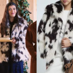 ICI TOUT COMMENCE : le manteau imprimé vache de Bianca dans l’épisode 1322