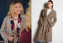 ICI TOUT COMMENCE : le manteau à carreaux de Charlotte dans l’épisode 1331