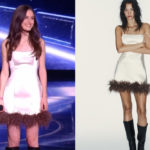 STAR ACADEMY : la robe satinée à plumes de Jeanne lors du prime du 13 décembre