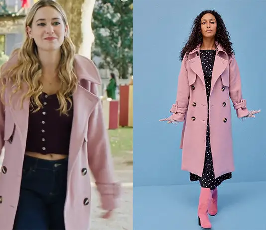 ICI TOUT COMMENCE : le trench rose de Joséphine dans l’épisode 1333