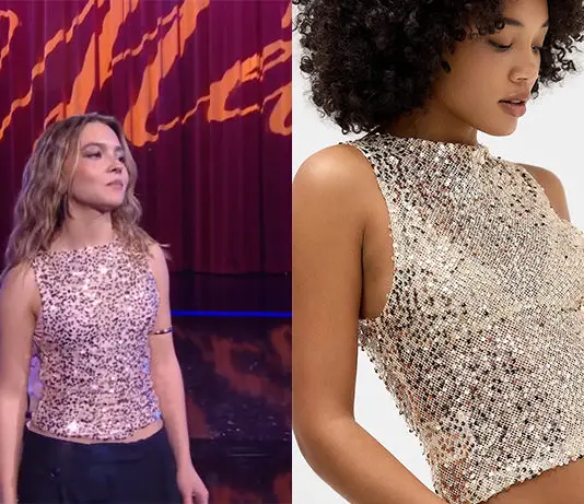 STAR ACADEMY : le top à sequins de Mélissa lors du prime du 5 décembre