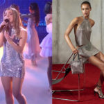 STAR ACADEMY : l’ensemble en maille métallique de Mélissa sur le prime du 27 décembre