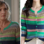 UN SI GRAND SOLEIL : le gilet à rayures colorées d’Alix dans l’épisode 1832