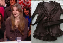 QUOTIDIEN : la blouse volantée d’Anouk le 12 janvier