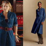 ICI TOUT COMMENCE : la robe en denim bleu de Jeanne dans l’épisode 1349