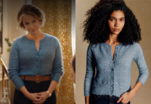 ICI TOUT COMMENCE : le petit cardigan bleu de Jeanne dans l’épisode 1354