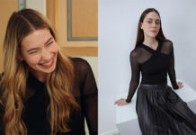 ICI TOUT COMMENCE : le t-shirt noir aux longues manches transparentes de Joséphine dans l’épisode 1354