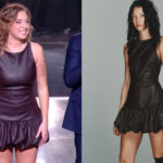 STAR ACADEMY : la robe marron avec bas bouffant de Léa sur le prime du 24 janvier