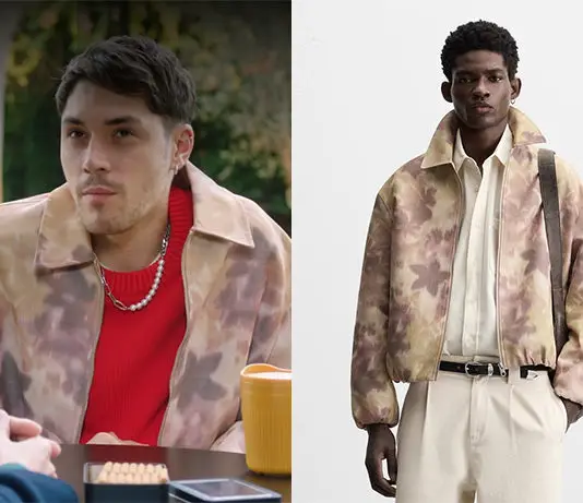 ICI TOUT COMMENCE : la veste à motif floral de Léonard dans l’épisode 1357