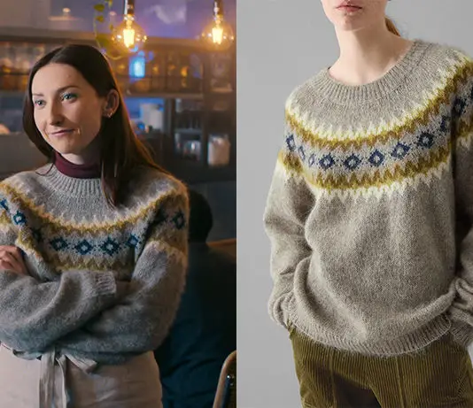 Run Away: Maria’s fair isle sweater in S1E01