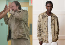 QUEER EYE : Mike’s linen jacquard shirt in episode 10×02