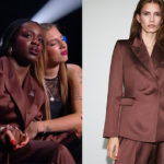 STAR ACADEMY : le tailleur marron de Sarah sur le prime du 10 janvier