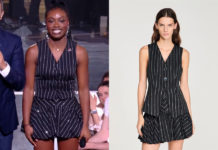 STAR ACADEMY : l’ensemble à rayures de Sarah sur le prime du 24 janvier